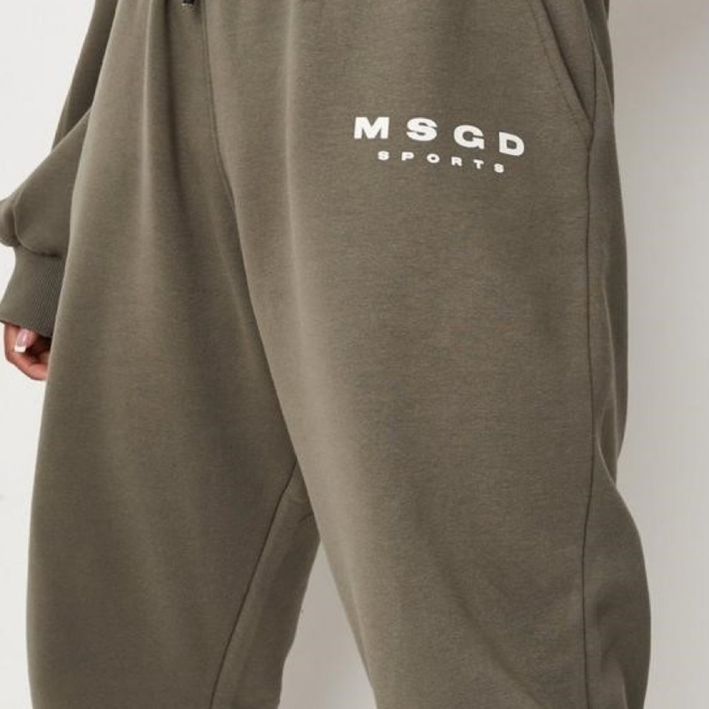 Missguided khaki joggers